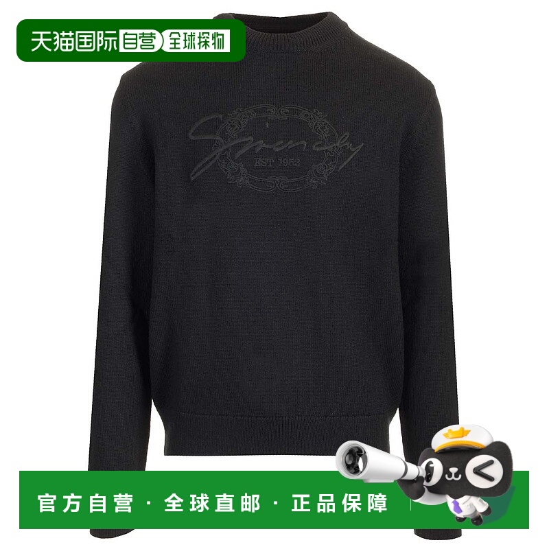 GIVENCHY 男士针织毛衣 BM90TW4YLC001 SS2025 黑色