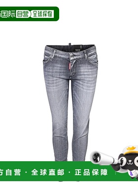 DSQUARED2女士牛仔裤S72LB0696S30503NERO紧身裤