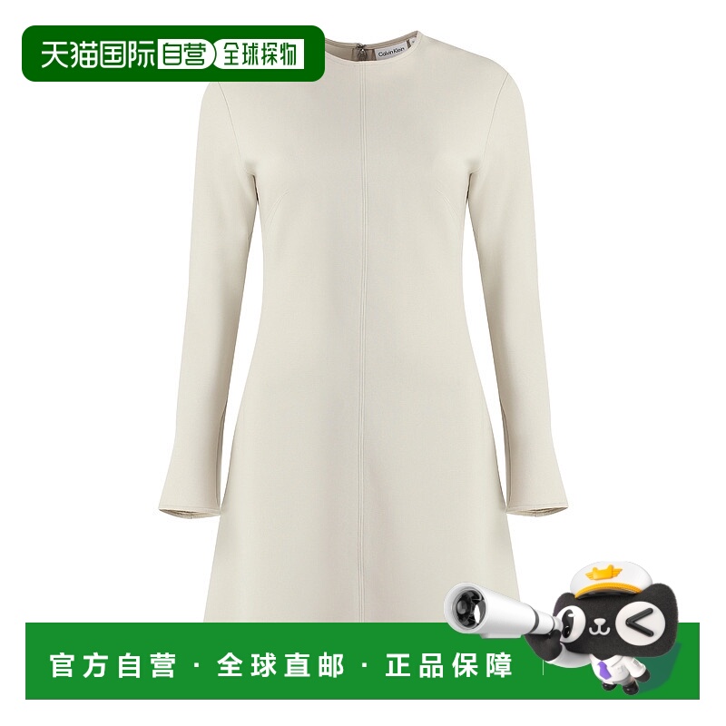 1h可退 CALVIN KLEIN 女士半身裙 K20K206336PP4 SS2024 白色