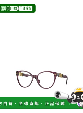 VERSACE 女士眼镜 VE33345220 SS2023 灰色 徽标平光镜范思哲