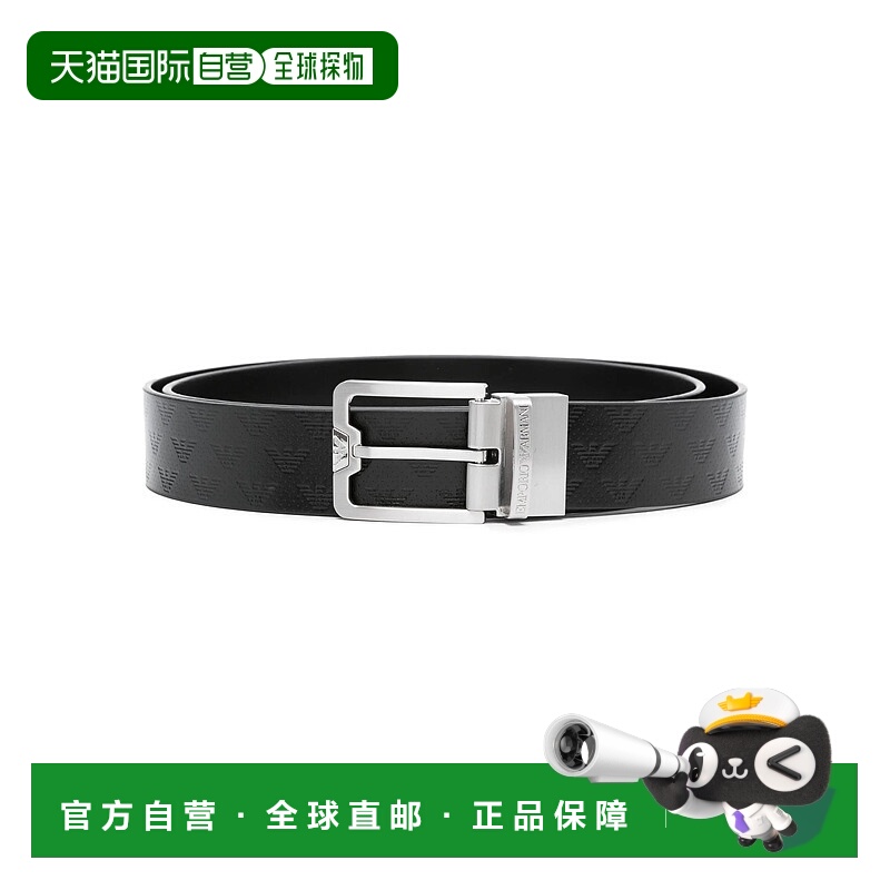 1h可退 EMPORIO ARMANI 男士腰带 Y4S502Y221E81386 CO 黑色