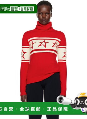 1h可退 潮奢 PERFECT MOMENT 女士 红色 Chopper Merino Wool 高