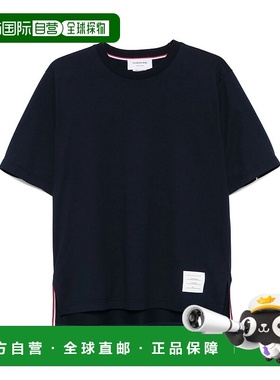 THOM BROWNE 男士T恤 MJS288A00042415 AW2025 蓝色