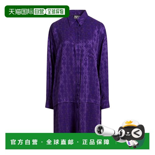 versace 范思哲 女士 短款连衣裙 purple紫色 舒适时尚