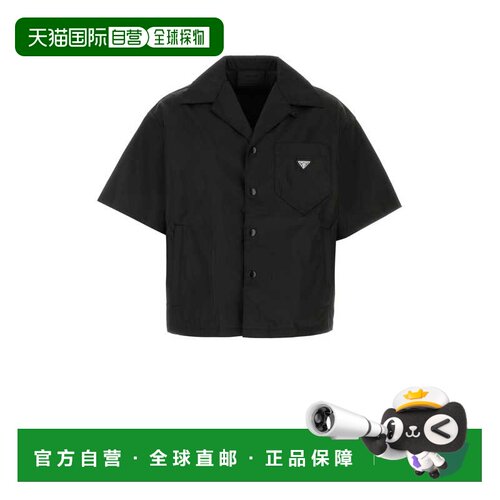 PRADA 男士衬衫 SC449SOOO1WQ8F0002NERO SS2026