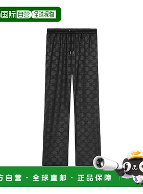 CELINE 男士休闲裤 RP00H978Z38NO SS2025 黑色阔腿裤