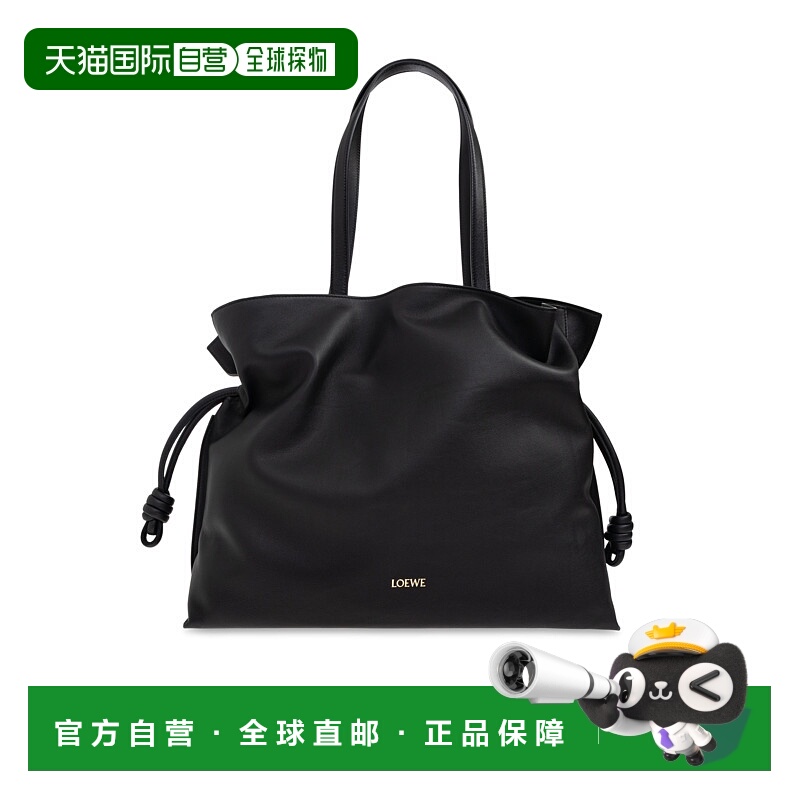 1h可退 LOEWE 女士手提包 A411X12X380BLACK CO 黑色 ‘Flamenco