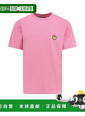 BARROW 男士T恤 S5BWUATH087BW036 SS2025 粉红色 T-SHIRT