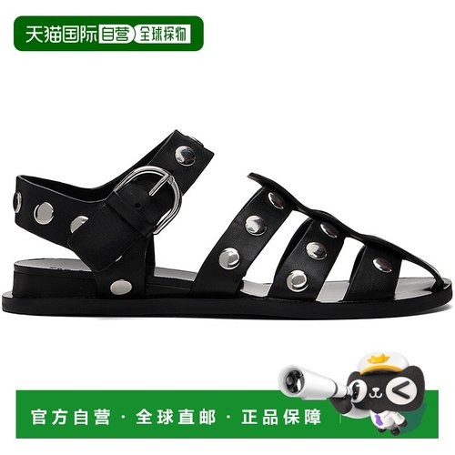 1h可退 潮奢 rag bone 瑞格布恩 女士 黑色 Beau Fisherman 凉鞋