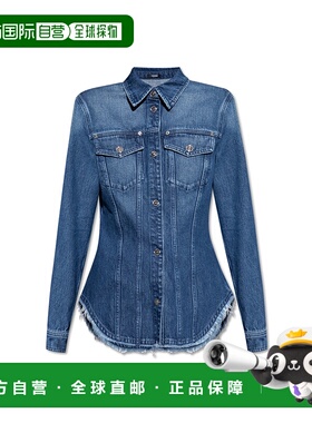 VERSACE 女士衬衫 10184701A129301D800 SS2025蓝色外套