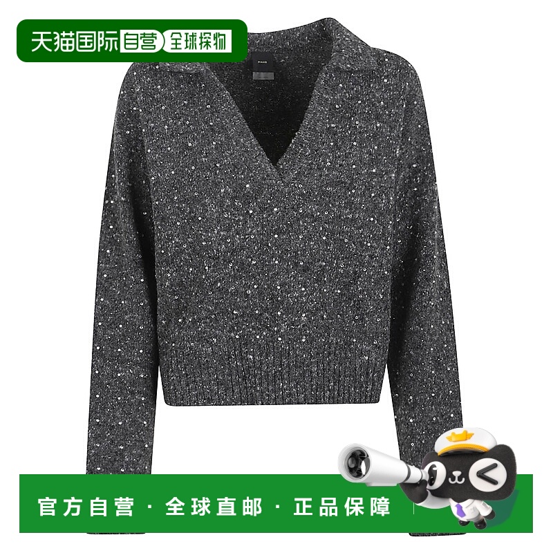1h可退 PINKO 女士针织衫 105684A2U4IZ9GRIGIONERO AW2025