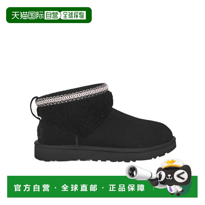 1h可退 UGG 男士靴子 1158263BLK AW2024 黑色 圆头雪地靴