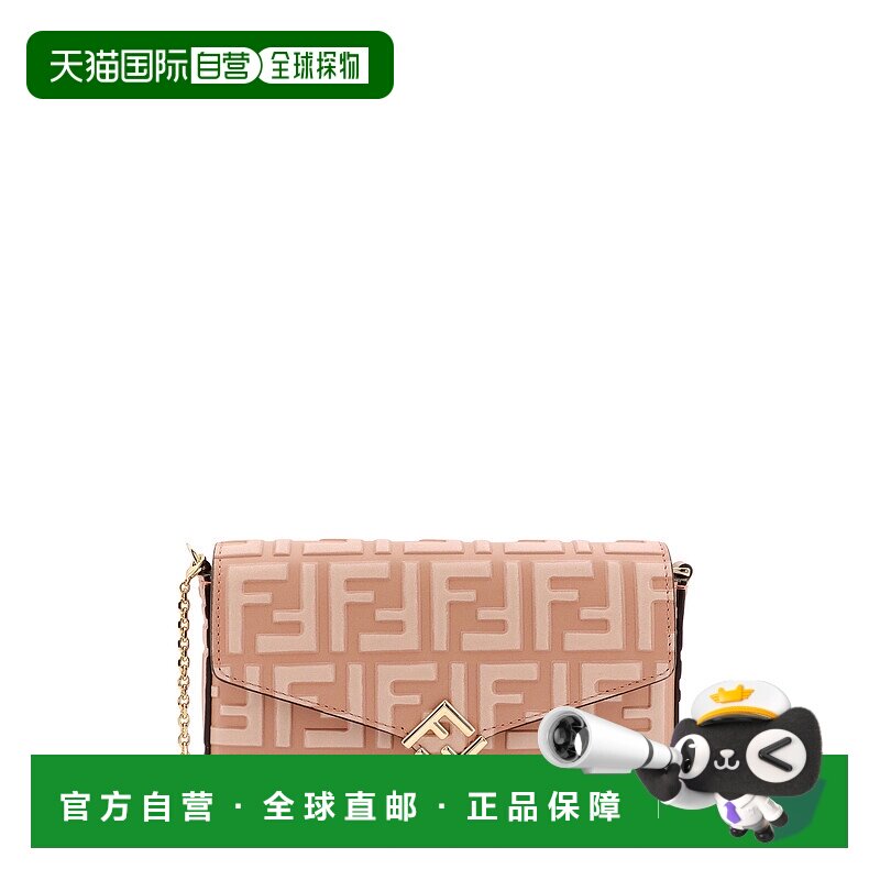 FENDI 女士钱包 8M0509AS42F1SO1 AW2025 花色 Ff Diamonds Cross