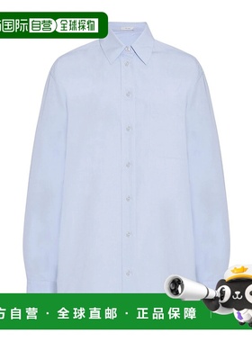 THE ROW 女士衬衫 10477W4294LSB AW2025 蓝色 GAVINA SHIRT长袖