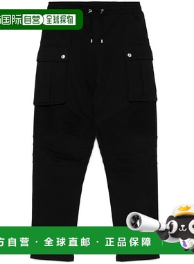 BALMAIN 男士休闲裤 EH1OB335BC910PA SS2025 黑色 Balmain Trous