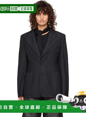 1h可退 潮奢 Lemaire 女士 灰色 Single-Breasted Fitted Tailore