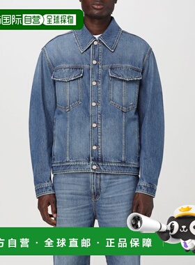 FENDI 男士夹克 FW1027AS02F0RBB AW2025 蓝色 DENIM JACKET