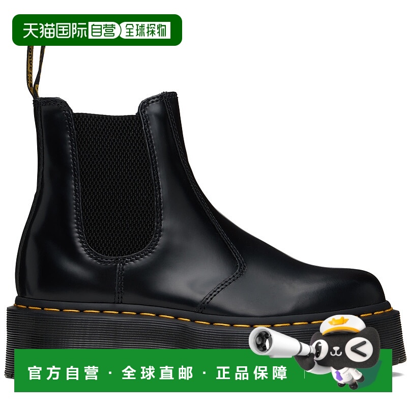 1h可退 潮奢 Dr. Martens 马丁大夫 男士 黑色 2976 Polished Smo