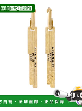 1h可退 GIVENCHY 女士耳饰 BF116DF003966 SS2025 金色 吊坠耳环