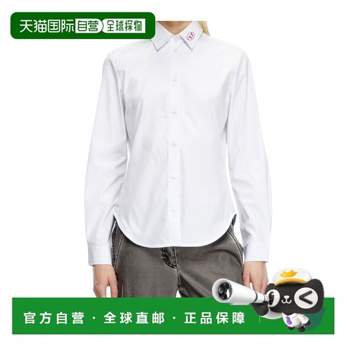 DIESEL 女士衬衫 A145690DNAN8FN AW2024 白色 长袖衬衫