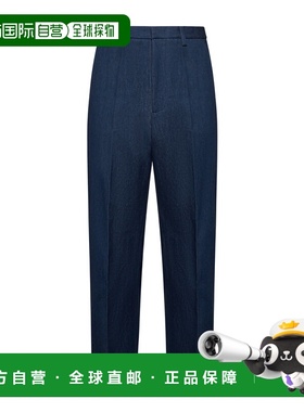 VALENTINO 男士牛仔裤 VDD03VAL8558 SS2025 黑色 腰带袢牛仔长裤