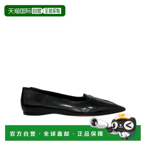 THE ROW 女士芭蕾乐福鞋 F1578L604BLK SS2025 黑色 尖头芭蕾舞鞋