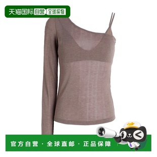 1h可退 潮奢 Topshop 女士 上衣 brown棕色 舒适时尚