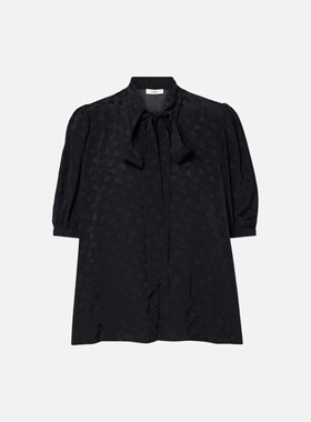 CHLOÉ 女士衬衫 25SHT39330001 SS2025 黑色 CHLOÉ blouse