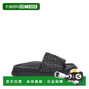 FENDI 男士凉鞋 7X1674AF5T1 SS2026 黑色 Fendi Diagonal Ff Jac