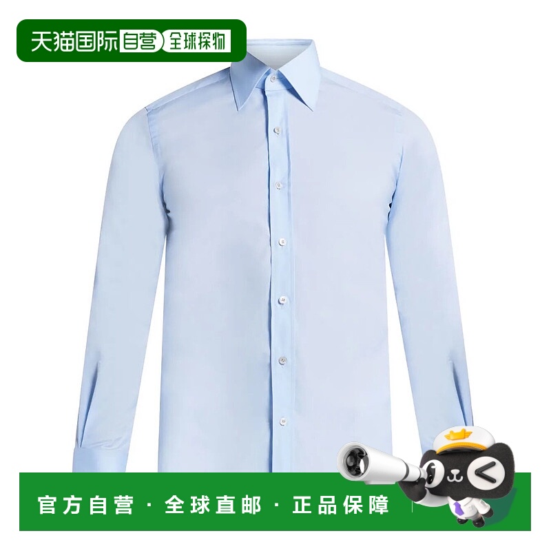 1h可退 潮奢 Tom Ford 汤姆 福特 男士 修身衬衫 HSBC01CGS02UAA