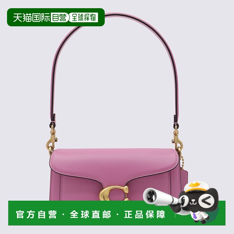 1h可退 COACH 女士斜挎包 CAM87B4DB8 SS2025 粉红色 Luxe Tabby