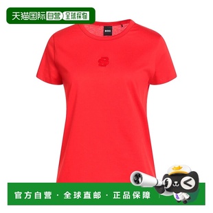 波士 女士 舒适时尚 潮奢 red红色 BOSS T恤 1h可退 基础款