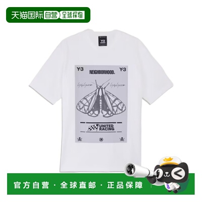 Y-3 男士T恤 JX7437 AW2026 白色 Nbhd Graphic T-Shirt