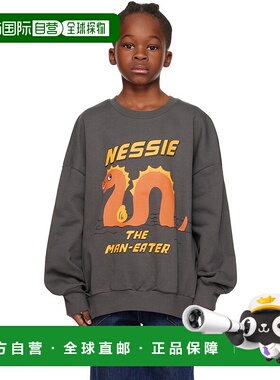 1h可退 潮奢 Mini Rodini 女童 黑色 Nessie 儿童套头衫童装 2312