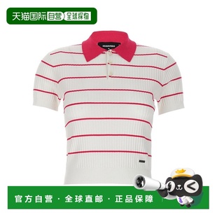 二次方 Dsquared2 女士 翻领短袖 S72HA1194D1 1h可退 Polo衫 潮奢