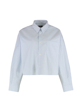A.P.C. 女士衬衫 COGUHF12632IAA SS2026 浅蓝色 Boyfriend shirt