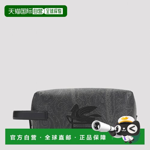 1h可退 ETRO 男士化妆包 MP2C0010AA086N0000 SS2026 黑色 POUCH