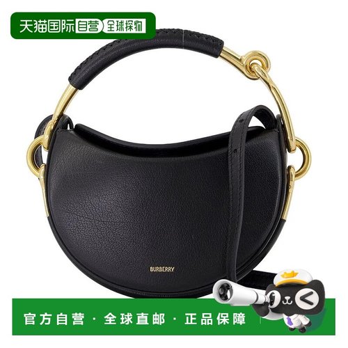 BURBERRY 女士手提包 8116860 AW2025 黑色 Burberry Bridle Purs