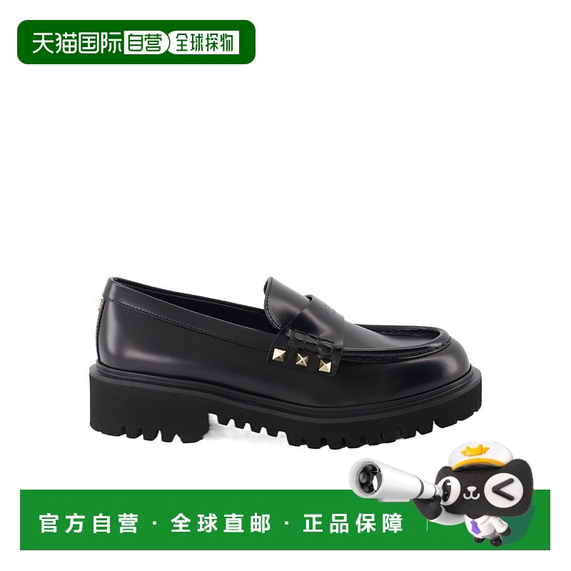 1h可退 VALENTINO 女士休闲鞋 3W0S0HW9AWE0NO CO 黑色 ROCKSTUD