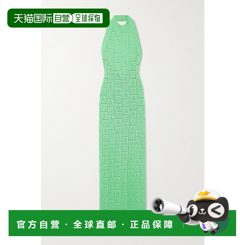 1小时内可退 潮奢 Balmain 巴尔曼 女士 针织露背长连衣裙 CF1RI0