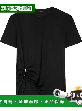 VERSACE 女士T恤 10204611A148181B000BLACK AW2025女装