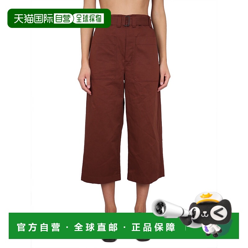 1h可退 LEMAIRE 女士休闲裤 PA1036 SS2023 棕色