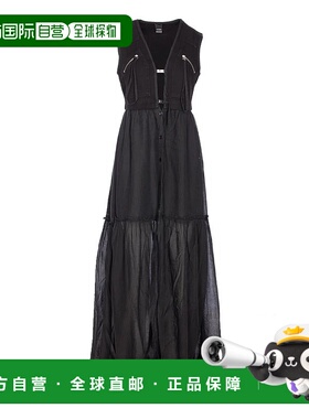PINKO 女士连衣裙 105246A2MIZ99 SS2025 PINKO DRESSES 黑色长裙