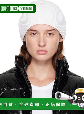 1h可退 潮奢 Courreges 女士 白色 AC Light Wool 毛线帽 325MCP0