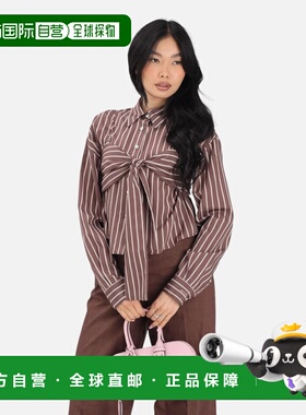 PINKO 女士衬衫 106672A33QLN1 SS2026 棕色 PINKO CHRISTINE shi