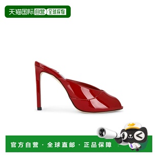 潮奢 Jimmy Choo 周仰杰 女士 Brigitte 100 漆皮凉拖 BRIGITTEMU