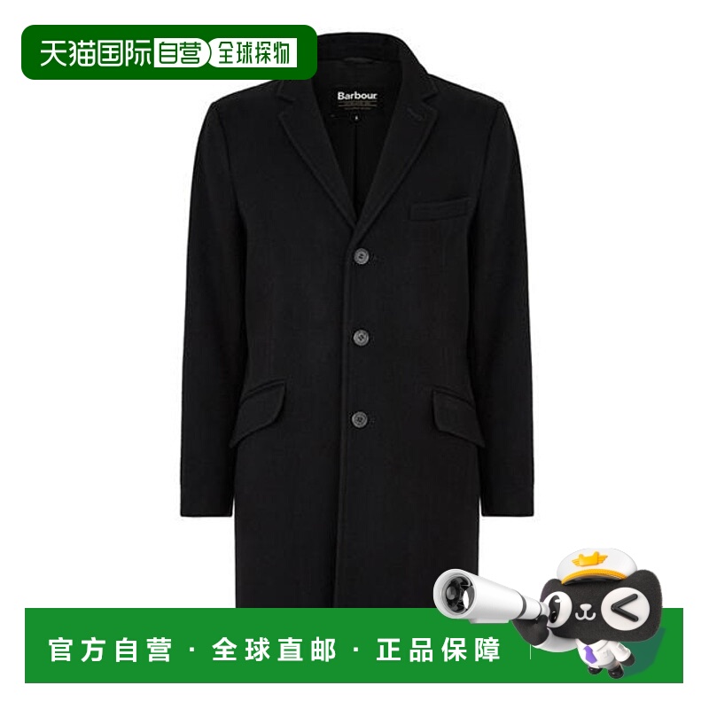 1h可退 潮奢 Barbour 巴伯尔 男士 Fraser 精细剪裁羊毛大衣