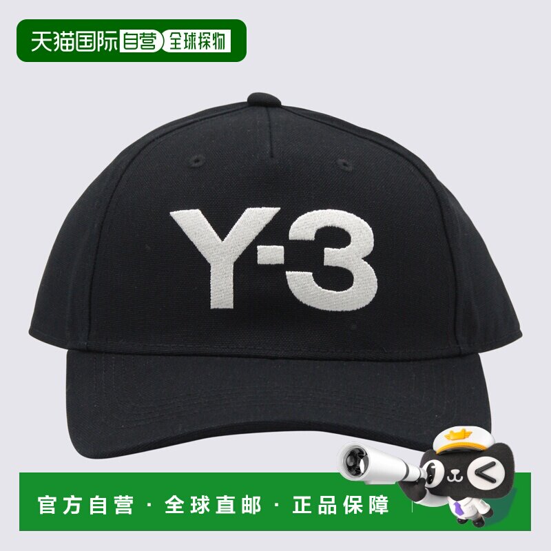 Y-3 男士帽子 JP1142 SS2026 蓝色 Cotton fabric. Y-3 logo on t图片