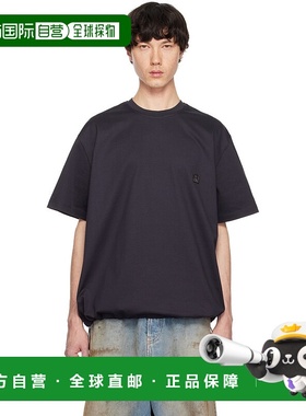 1h可退 潮奢 Wooyoungmi 吴阳米 男士 灰色 String T 恤 W243TS11