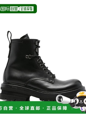 1h可退 潮奢 premiata 男士 ELBA 皮质迷彩靴子 32337NERO男靴